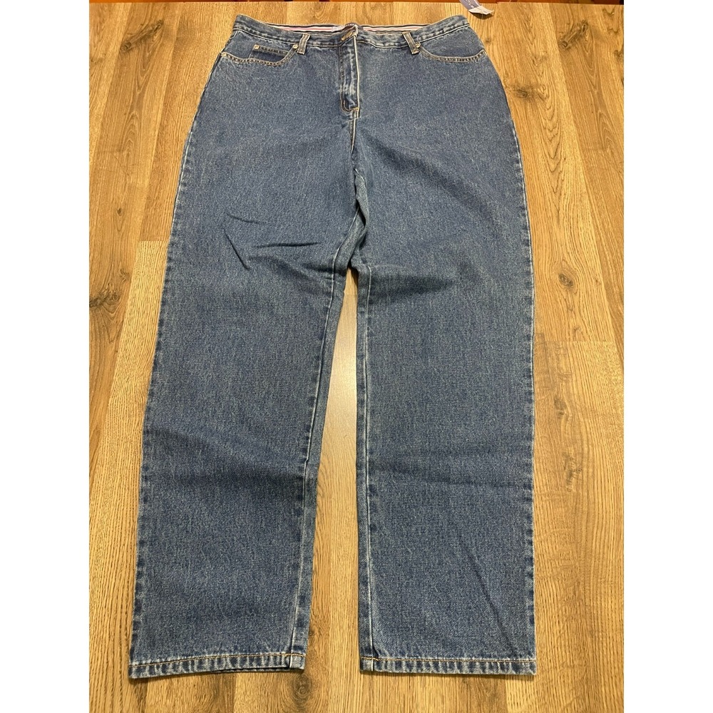 Bushwacker Jeans, Women's Size 16, Blue, Denim, Straight Leg, New with tags